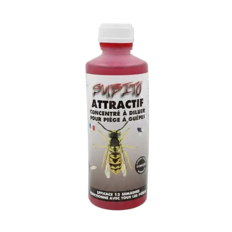 Achetez Aujourd&rsquo;hui ATTRACTIF LIQUIDE GUEPES FRELONS ET MOUCHES 500ML – SUBITO