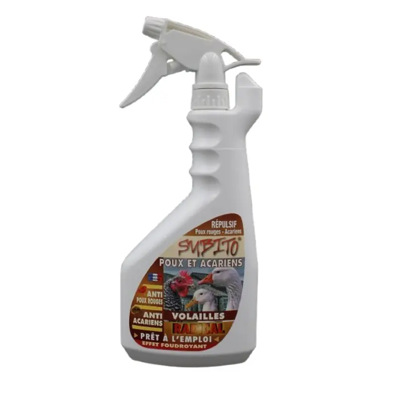 Vente Directe REPULSIF POUX PUCES POUR VOLAILLE PAE 750ML – SUBITO