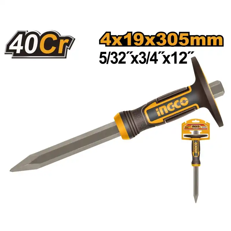 POINTEROLE DE MACON – TETE 19MM – LONG. 305MM – INGCO Achetez Aujourd&rsquo;hui
