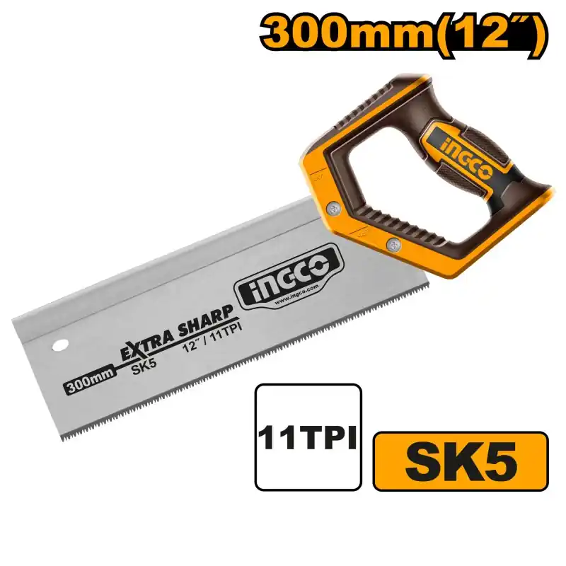 SCIE A DOS 300MM LAME 0.8MM – 11TPI – INGCO Bon Marché