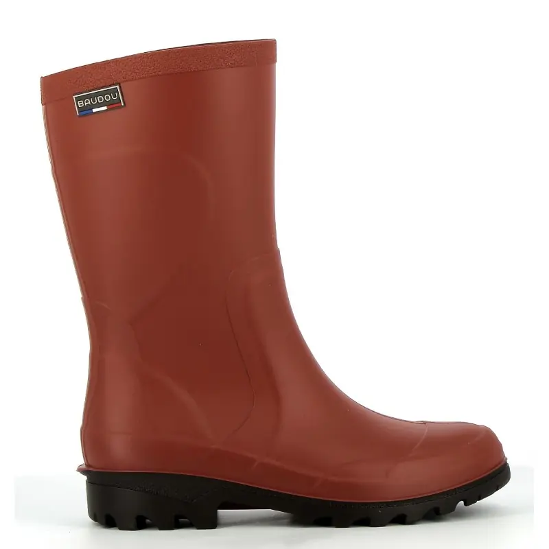 Vente Flash DEMI-BOTTES FEMME COBALT TERRACOTTA – BAUDOU