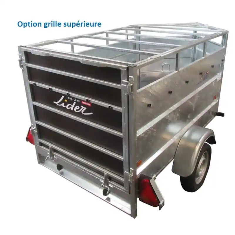 Achat Immédiat REMORQUE ROBUST GRANADA 250X125X110 PTAC 500KG – LIDER