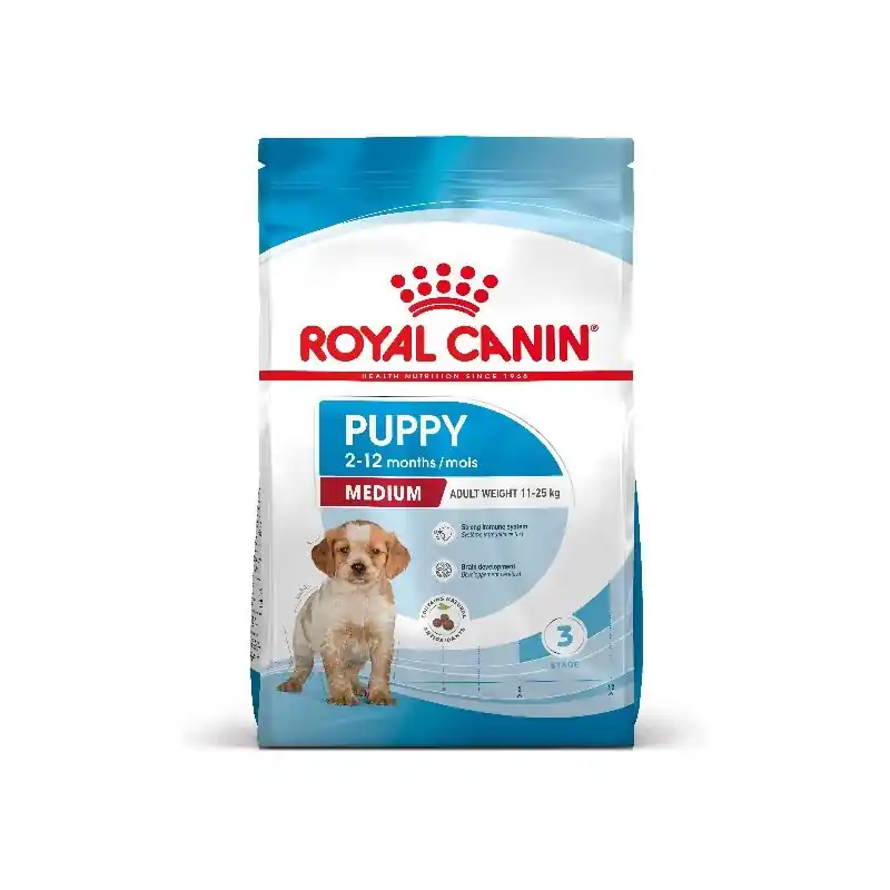 CROQUETTES CHIENS PUPPY MEDIUM 3KG – ROYAL CANIN Commander Maintenant