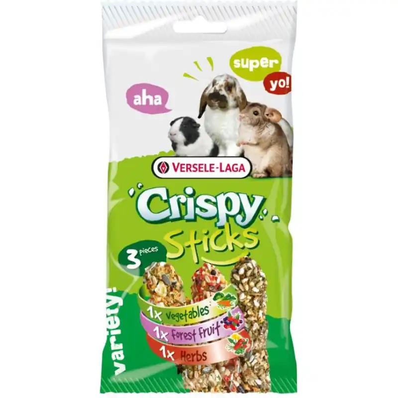 Vente Directe STICKS HERBIVORES TRIPLE VARIETY PACK 165G – VERSELE-LAGA