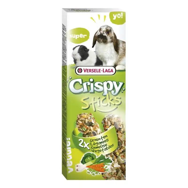 STICKS LAPINS-COBAYES LEGUMES (X2) 110G – VERSELE-LAGA Achat Immédiat