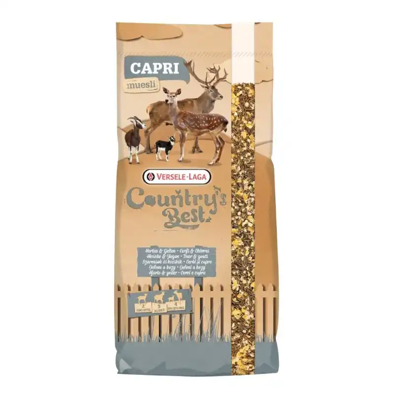MÉLANGE CAPRIMASH 3 ET 4 MUESLI CHÈVRES CERFS LAMAS 20KG – VERSELE-LAGA Expédition Rapide