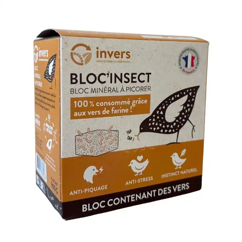 Nouveauté BLOC AUX VERS A PICORER 900G