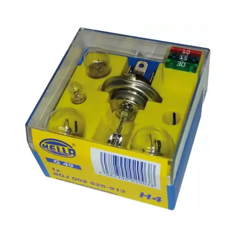 Retour Gratuit COFFRET 5 LAMPES (H4-12V) HELLA