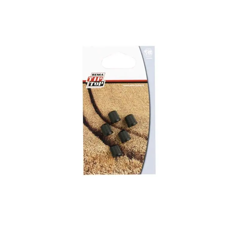 Produit De Marque 5 BOUCHONS DE VALVES PLASTIQUES