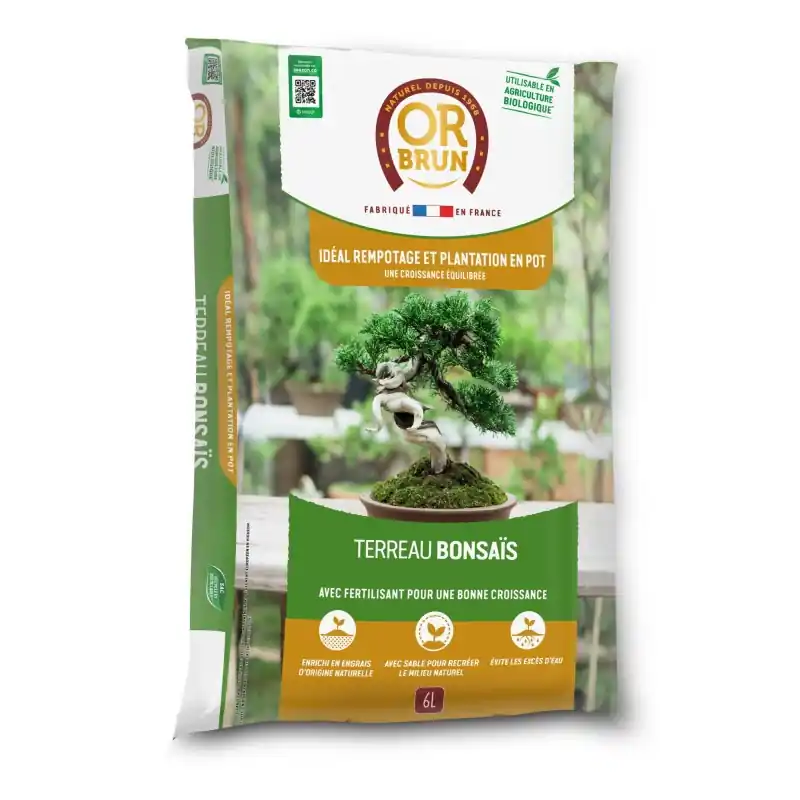 TERREAU BONSAI 6L – OR BRUN Livraison Express