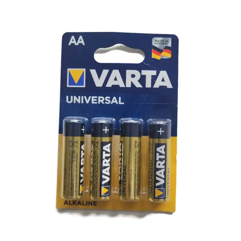 4 PILES ALCALINES UNIVERSAL AA LR6 – VARTA Promotion