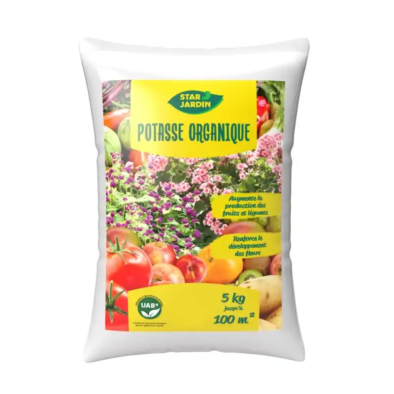 POTASSE ORGANIQUE UAB 38% K2O + 48% SO3 5KG – STAR JARDIN Offre Spéciale