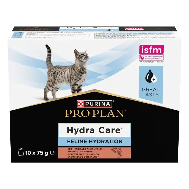 Remise ALIMENTATION HUMIDE CHATS PROPLAN HYDRACARE SAUCE AU GOUT DE SAUMON 10X75G