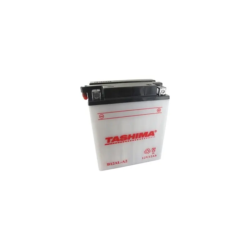 Batterie de démarrage Autoportées / Moto / Quad 12 V 12 Ah – 13.4 x 80 x 160 cm – Borne + à droite – TASHIMA Retour Gratuit