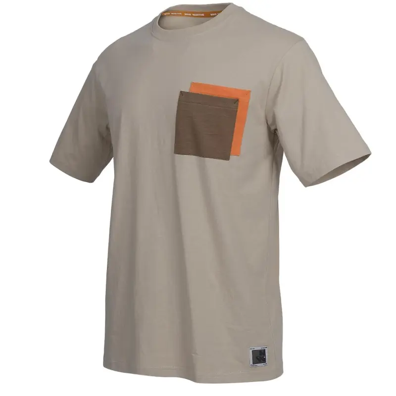 Remise T-SHIRT JASPE – COULEUR SABLE – NINE WORTHS