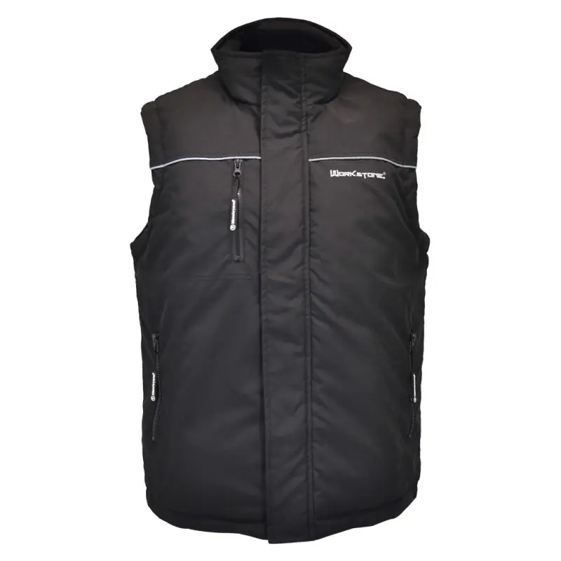 Populaire GILET MATELASSÉ KARI NOIR