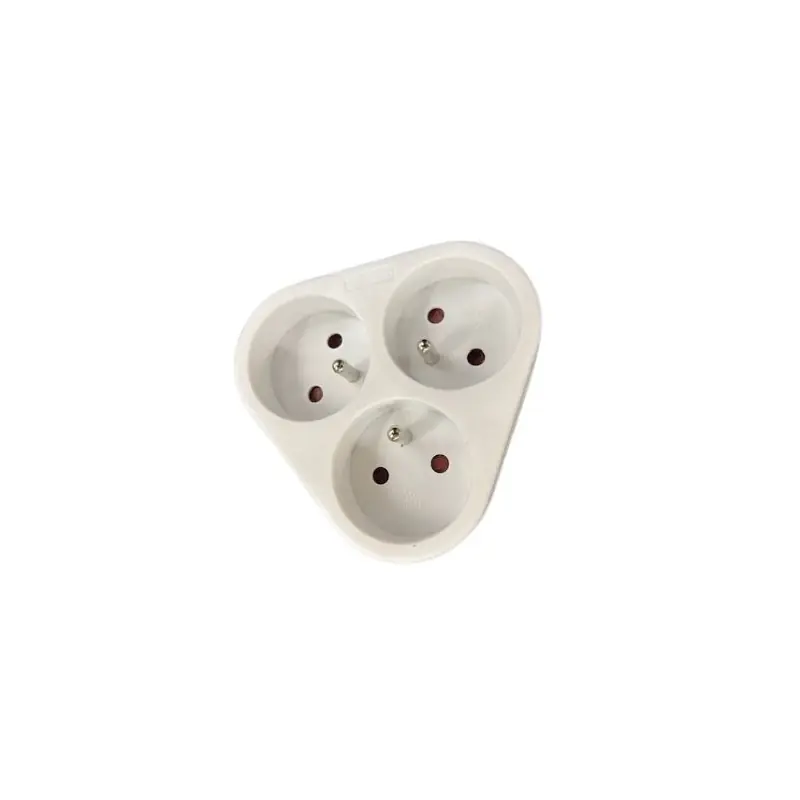 Promotion Saisonnière FICHE MULTIPRISE TRIPLITE 3 X 16A BLANCHE