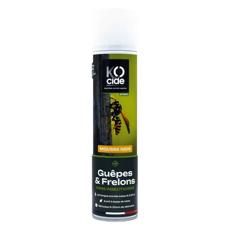 Solde AÉROSOL GUÊPES FRELONS MOUSSE LATEX NID 300ML
