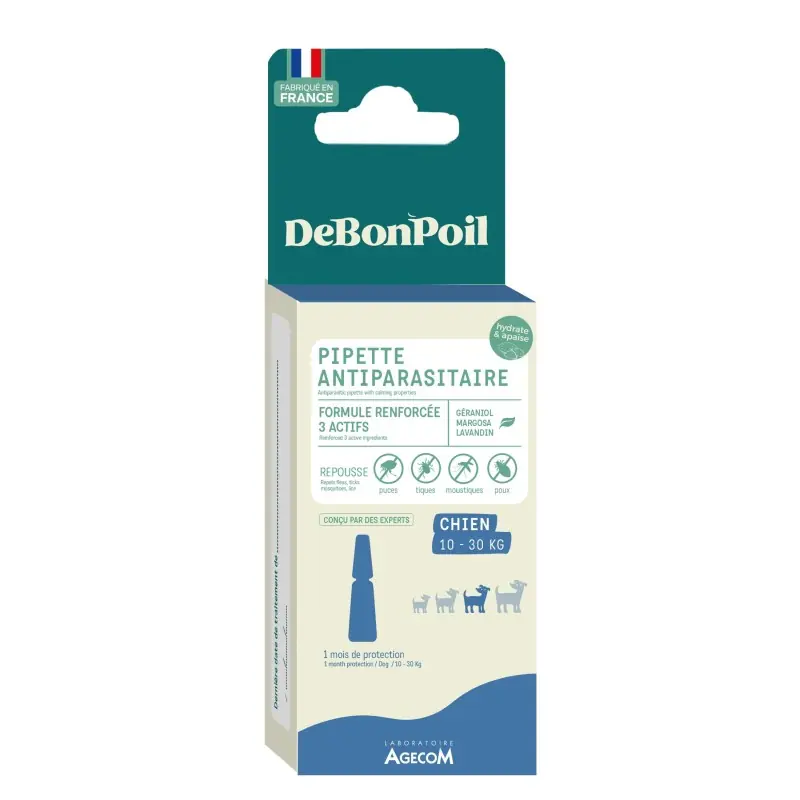 Meilleur Prix PIPETTE ANTIPARASITAIRE NA CHIEN 10-30KG X1 – AGECOM