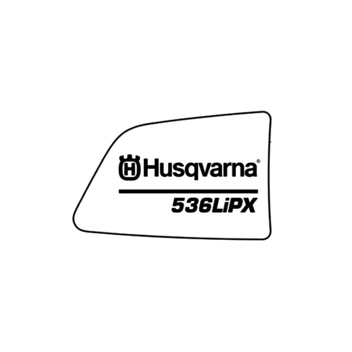 Autocollant Husqvarna 536LiPX Bon Plan