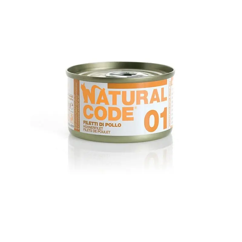 FILETS DE POULET CHAT 85G – NATURAL CODE Commander Vite