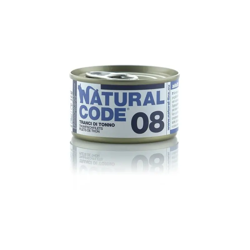 FILETS DE THON CHAT 85G - NATURAL CODE Certifié