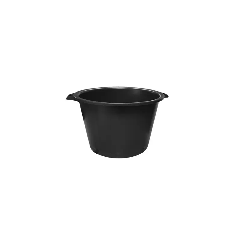 Bon Marché CONTENEUR NOIR POUR PLANTE D.44 H.29CM 30L