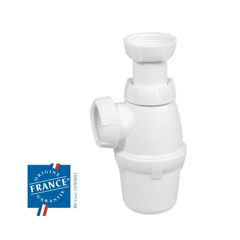 Affaire À Saisir SIPHON LAVABO REGLABLE Ø32 mm – 52 L/min – WIRQUIN