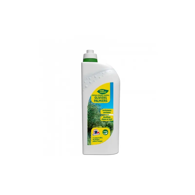 ENGRAIS LIQUIDE OLIVIERS PALMIERS UAB 1L – STAR JARDIN Bon Plan