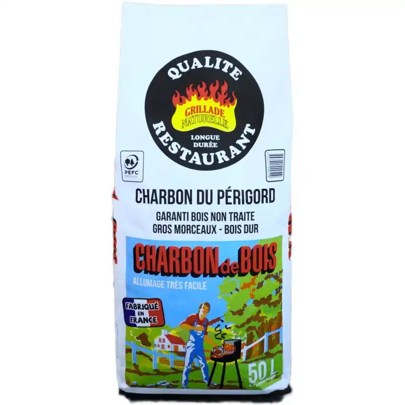 Nouvel Arrivage CHARBON DE BOIS QUALITE RESTAURANT 50L