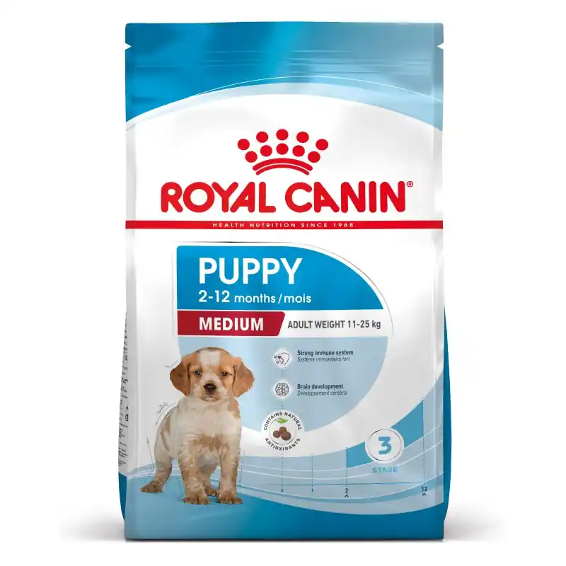 CROQUETTES CHIENS PUPPY MEDIUM 12KG – ROYAL CANIN Offre Du Jour