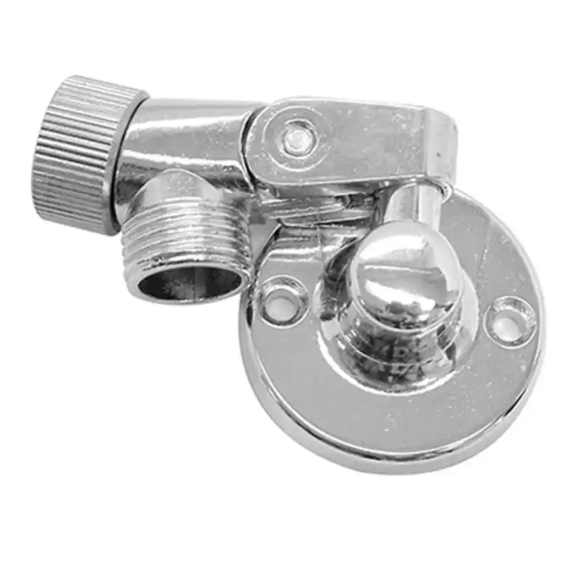 SUPPORT DE DOUCHETTE ARTICULÉ LAITON ZINK CHROMÉ Soldes