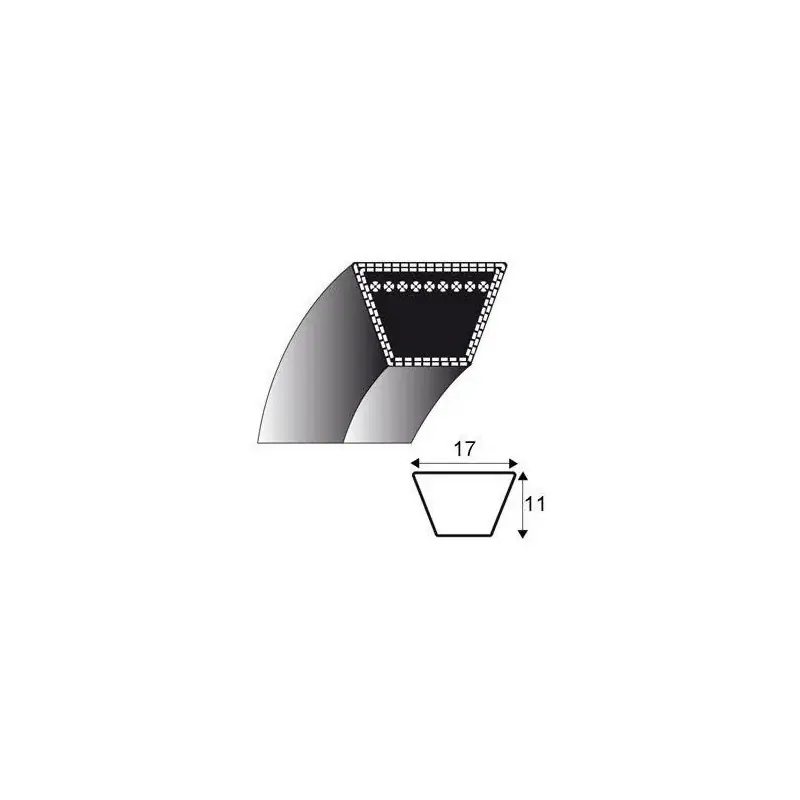 Super Prix Courroie B53 – Trapézoidale 17 mm x 1419 mm – KARSIT 492063 LAWN BOY – 492063 – 647272731192