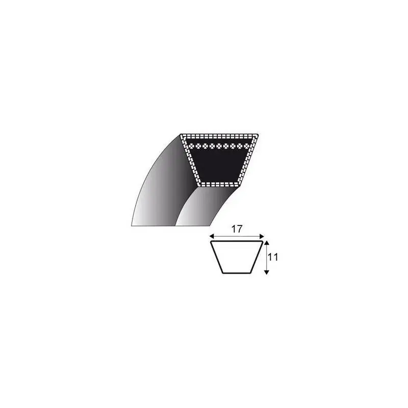 Expédition Rapide COURROIE B49 – TRAPÉZOIDALE 17 MM X 1319 MM