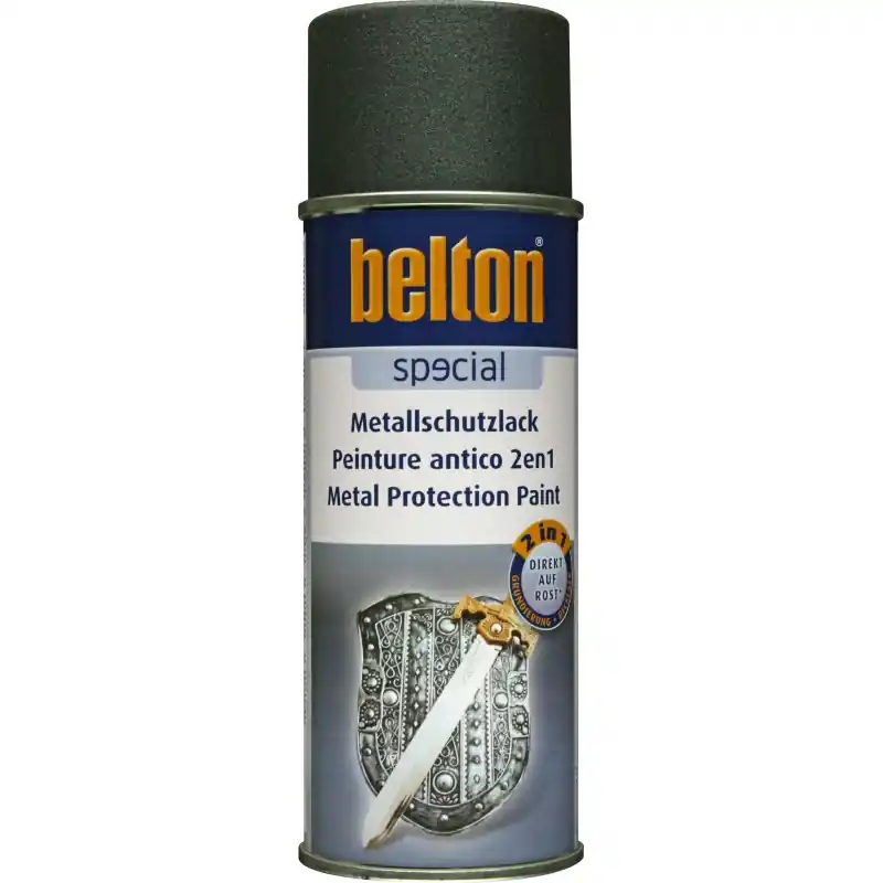 Remise Bombe peinture anticorrosion 2 en 1 – Couleur anthracite – 400ml – BELTON