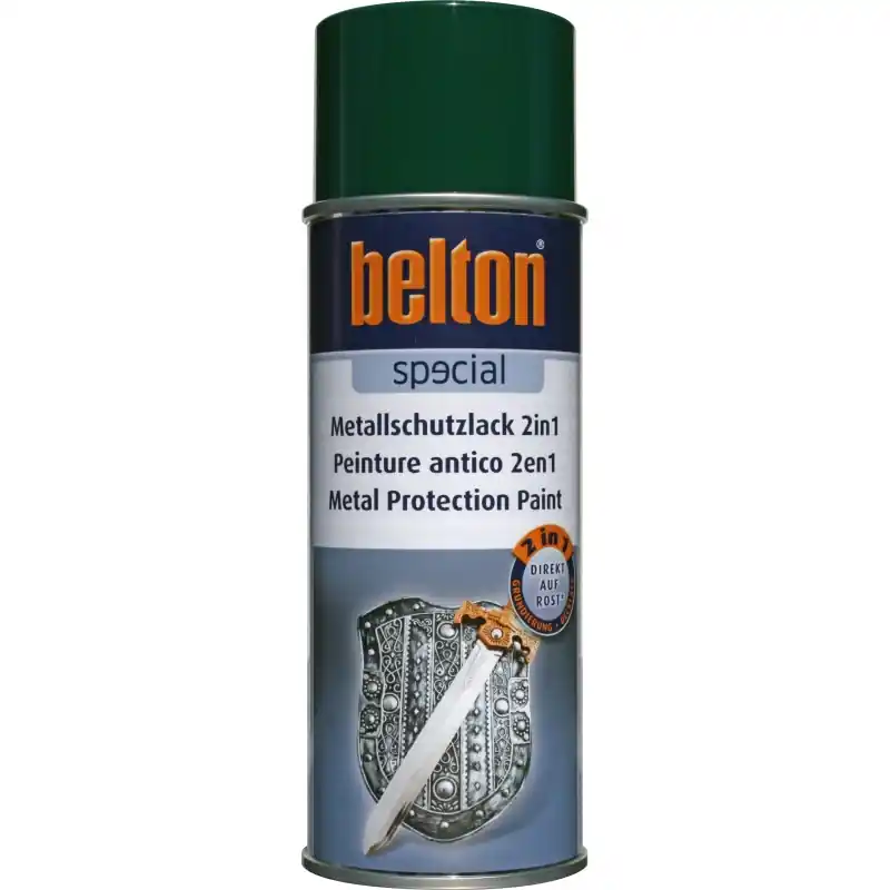 Commander Maintenant Bombe peinture anticorrosion 2 en 1 – Couleur vert mousse – 400ml – BELTON