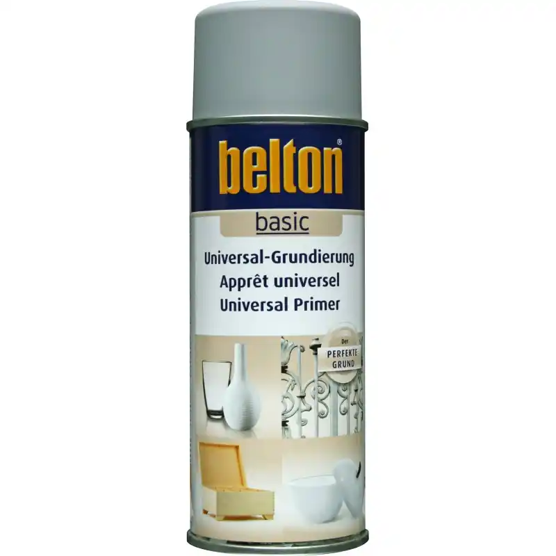 Nouvelle Collection Bombe Peinture Apprêt Universel 400 ml – Couleur gris – 400ml – BELTON