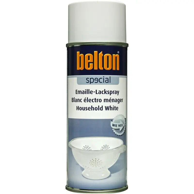 Bombe Peinture Effet émail 400 ml – Couleur blanc – 400ml – BELTON Achetez Aujourd&rsquo;hui