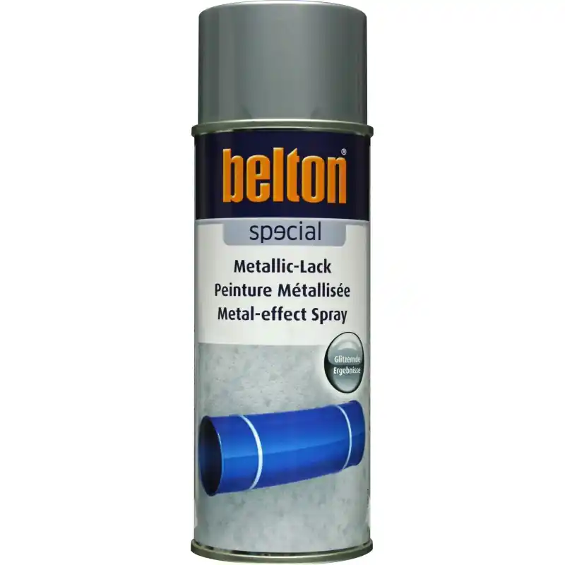 Bombe Peinture Effet Métal 400 ml – Couleur argent – 400ml – BELTON Jusqu&rsquo;à Épuisement Des Stocks
