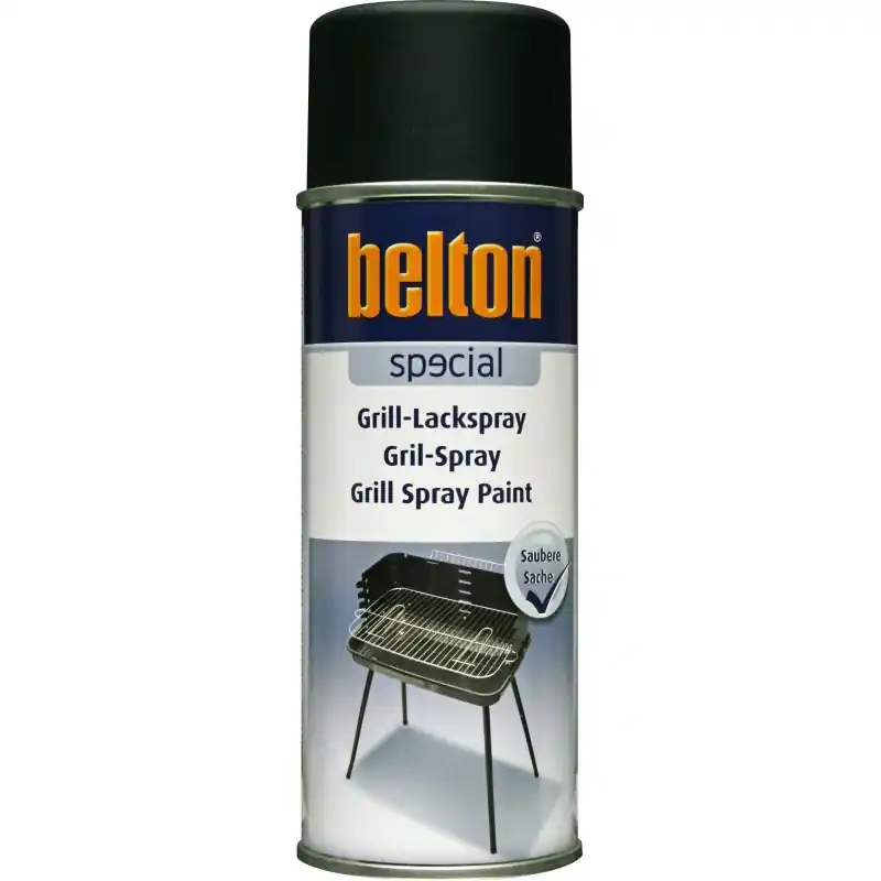 Bombe Peinture Barbecue 400 ml – Couleur noir mat – 400ml – BELTON Prix Réduit
