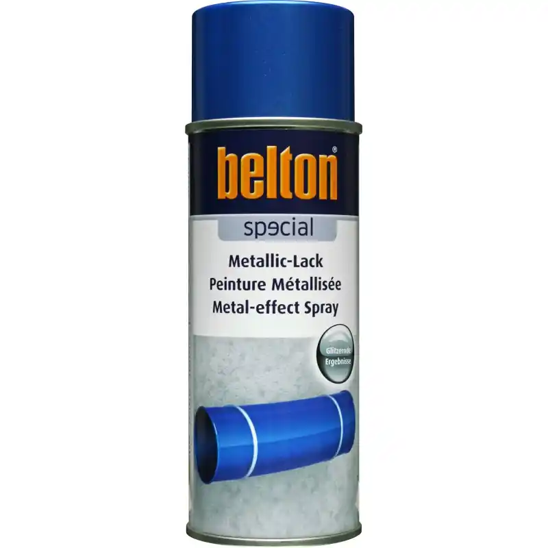 Bombe Peinture Effet Métal 400 ml – Couleur bleu – 400ml – BELTON Commande En Gros