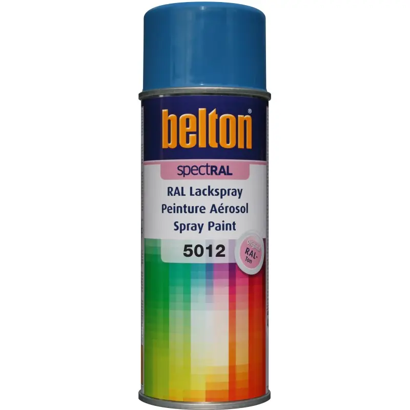 Bombe de peinture spectRAL – Couleur brillante 5012 bleu clair – 400ml – BELTON Réduction