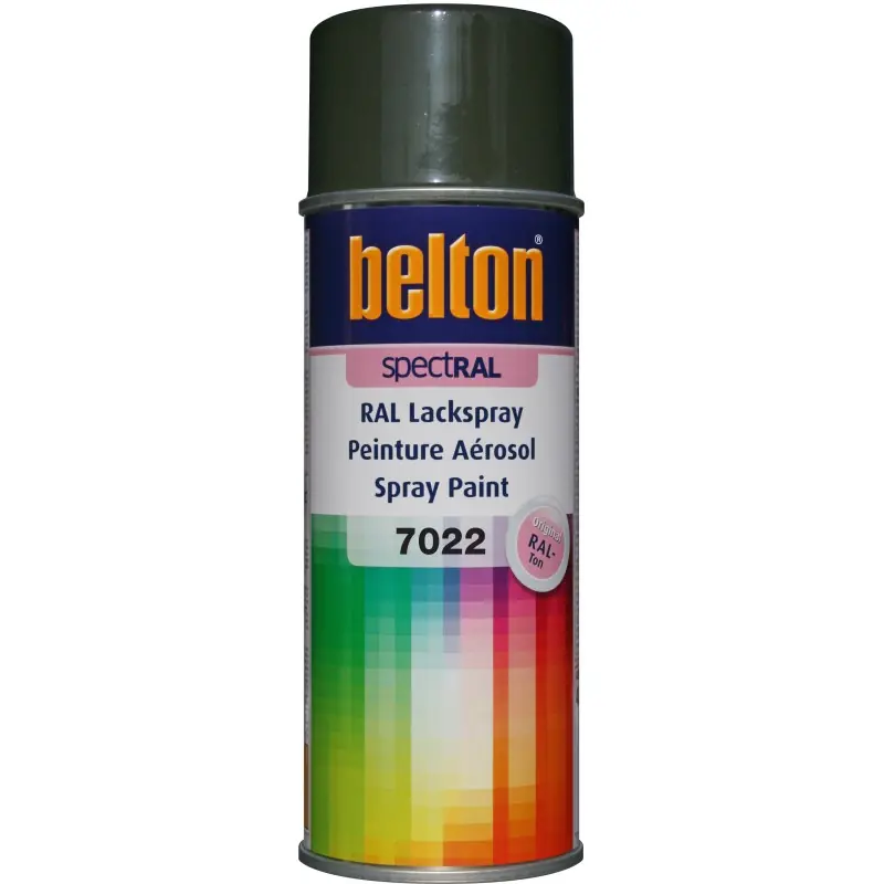 Bombe de peinture spectRAL – Couleur brillante 7022 gris ombre – 400ml – BELTON Meilleure Vente