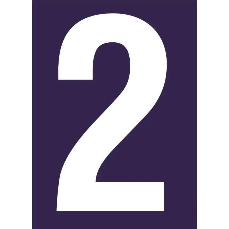 Paiement Sécurisé SIGNALISATION ADHESIVE NUMERO DE RUE – N°2 – NOVAP