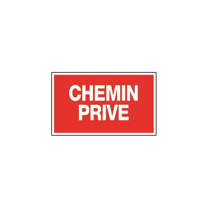 Meilleur Prix Panneau Chemin privé – Rigide 330x200mm