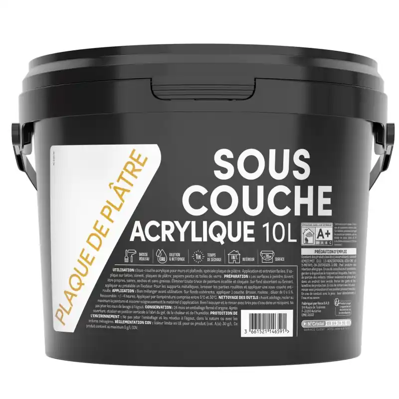 SOUS-COUCHE ACRYLIQUE 10 L Meilleure Vente