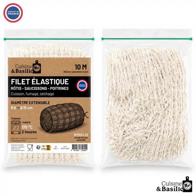 FILET ÉLASTIQUE ROTI SAUCISSON EXTENSIBLE 10M Top Vente