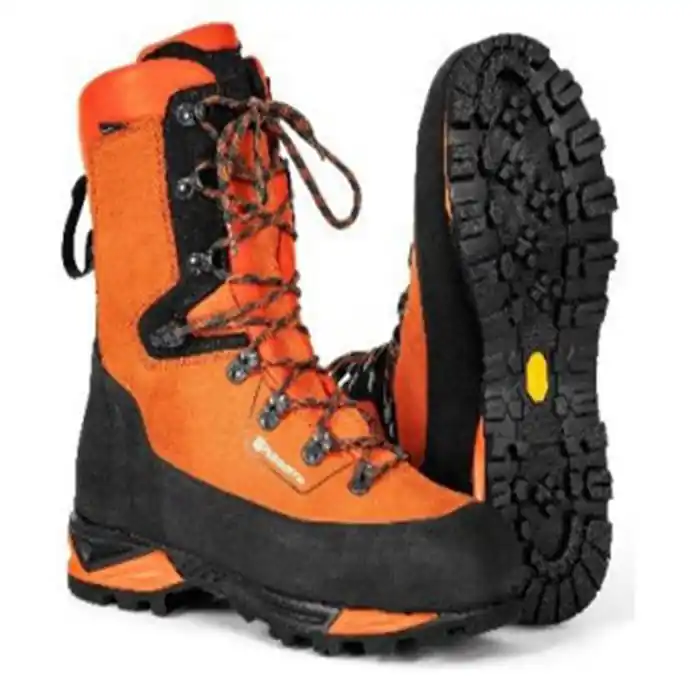 Brodequins en cuir Technical anticoupure 24m/s Husqvarna Réduction
