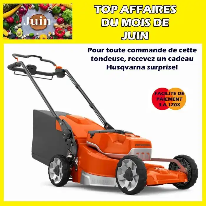 Nouvelle Collection Tondeuse tractée à batterie LC551iV Husqvarna