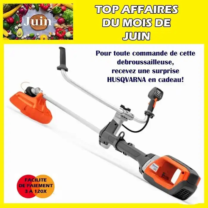 Débroussailleuse à batterie professionnelle 535iRX Nue Husqvarna Certifié